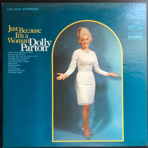 Dolly Parton Just Because I'm A Woman Vinyl Lp '68 - Picture 3 of 9